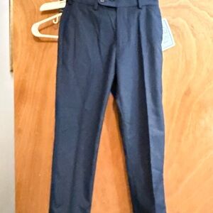 Boy’s size 10 Blue Pleated Pants inseam 25 NWT by Giorgio
